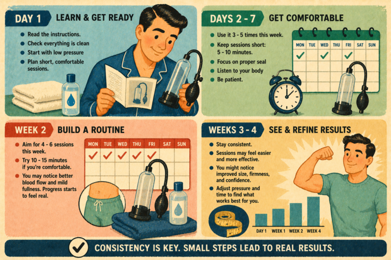 Your First 30 Days with a Penis Pump: A Realistic Roadmap for Beginners