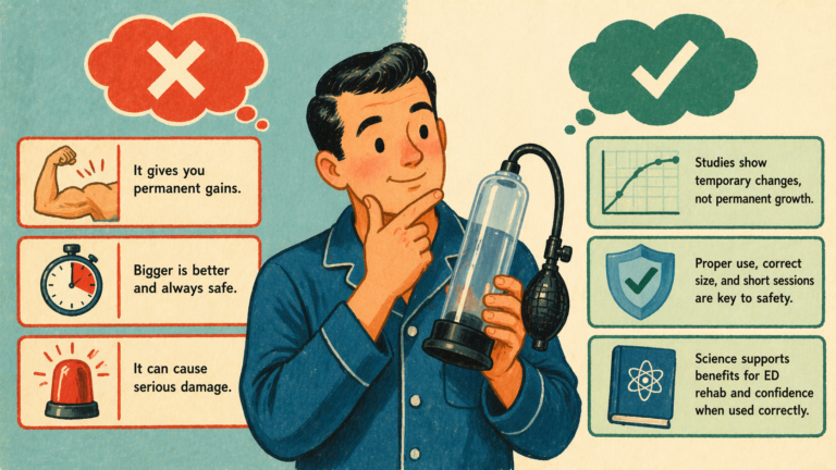 Penis Pump Myths vs Facts: What Science Actually Says in 2026