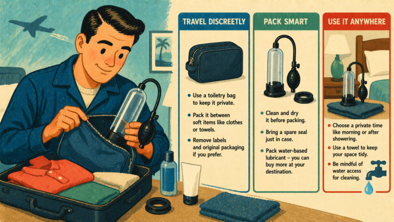 Traveling with Your Penis Pump: Discretion, Packing, and Usage Tips