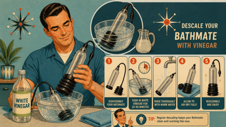 Bathmate Descaling with Vinegar How To: Remove Mineral Buildup Safely