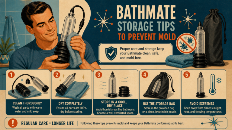 Bathmate Storage Tips to Prevent Mold: Keep Your Pump Clean and Ready